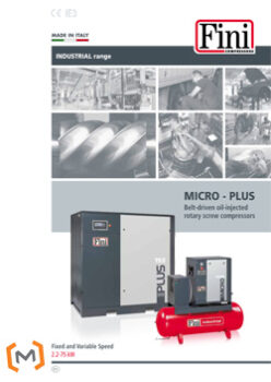 MICRO PLUS BELT DRIVEN OIL INJECTED ROTARY SCREW COMPRESSORS
