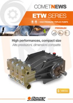ETW SERIES - HIGH PRESSURE TRIPLEX PUMPS