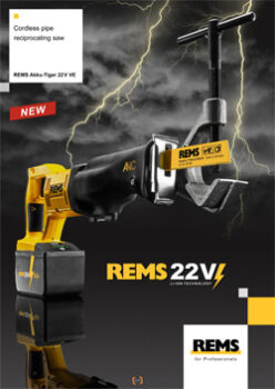 AKKU-TIGER 22V VE - CORDLESS PIPE RECIPROCATING SAW