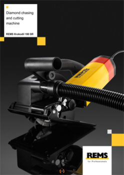 KROKODIL 180 SR - DIAMOND CHASING AND CUTTING MACHINE