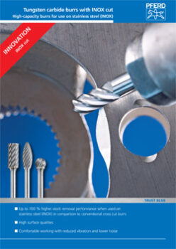 TUNGSTEN CARBIDE BURRS WITH INOX CUT