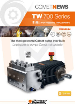 TW 700 SERIES - HIGH PRESSURE TRIPLEX PUMPS