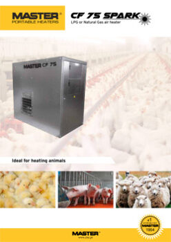CF 75 SPARK - LPG OR NATURAL GAS AIR HEATER