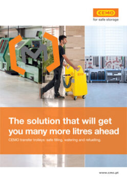 TRANSFER TROLLEYS: SAFE FILLING, WATERING AND REFUELLING