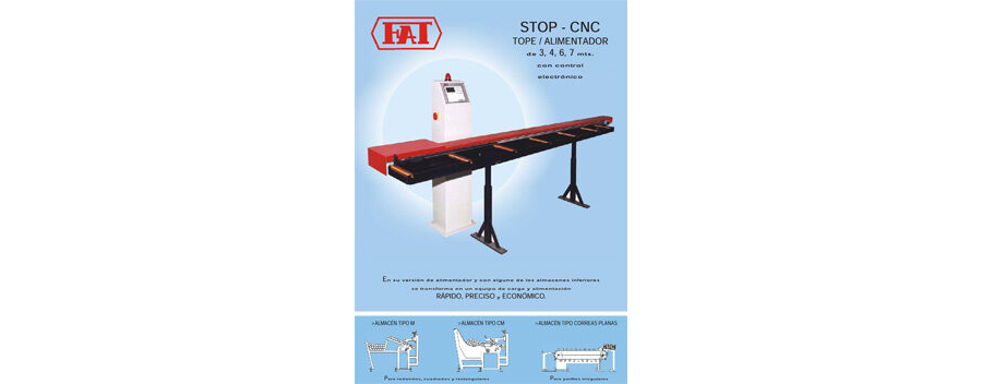 TOPE / ALIMENTADOR STOP-CNC