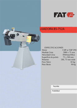 LIJADORA MANUAL BS752A