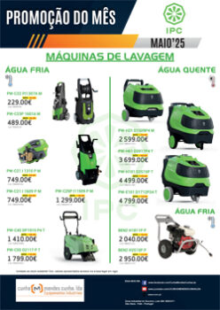 PROMOÇÃO DO MÊS - MÁQUINAS DE LAVAGEM