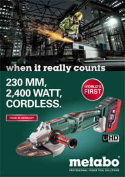 36V CORDLESS ANGLE GRINDER