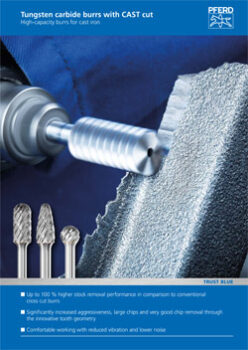 TUNGSTEN CARBIDE BURRS WITH CAST CUT