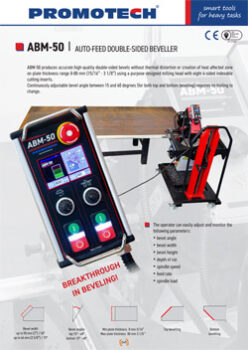 ABM-50 AUTO-FEED DOUBLE-SIDED BEVELLER