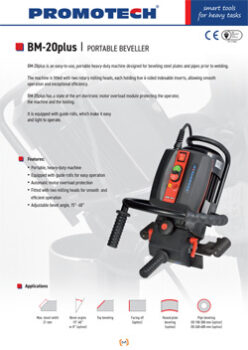 BM-20PLUS PORTABLE BEVELLER