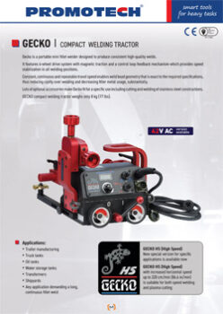 GECKO COMPACT WELDING TRACTOR