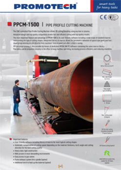 PPCM-1500 PIPE PROFILE CUTTING MACHINE