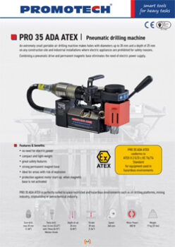 PRO 35 ADA ATEX PNEUMATIC DRILLING MACHINE