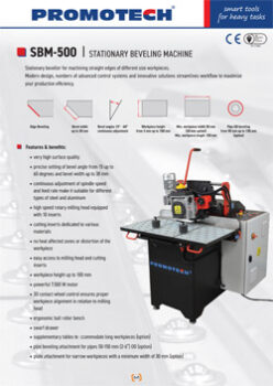 SBM-500 STATIONARY BEVELING MACHINE