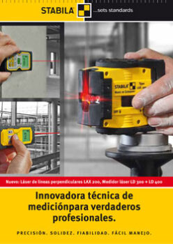 LÁSER DE LÍNEAS PERPENDICULARES LAX 200 MEDIDOR LÁSER LD 300 y LD 400