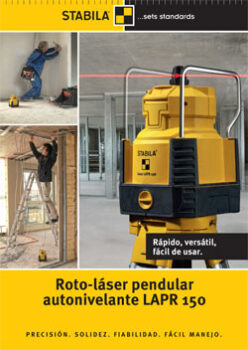 ROTO-LÁSER PENDULAR AUTONIVELANTE LAPR 150
