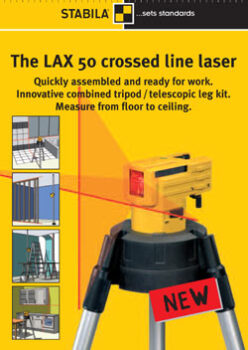 THE LAX 50 CROSSED LINE LASER