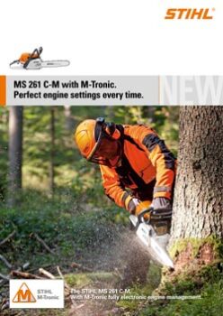 CHAIN SAW MS 261 C-M WITH M-TRONIC
